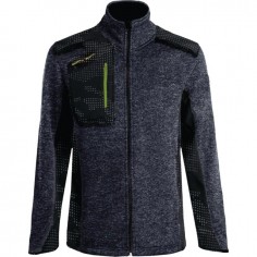 VESTE POLAIRE DOUBLURE SHERPA 5 POCHES NATO NOIR L