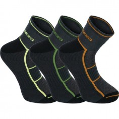 CHAUSSETTES DE TRAVAIL MIHAUTES ALMER NOIR P4346 LOT DE 3 PAIRES