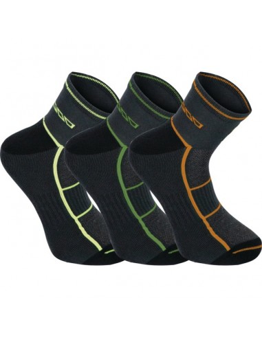 CHAUSSETTES DE TRAVAIL MIHAUTES ALMER NOIR P4346 LOT DE 3 PAIRES
