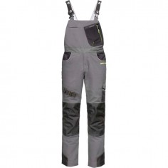 SALOPETTE DE TRAVAIL 11 POCHES STAMPE GRIS/NOIR XL