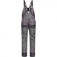 SALOPETTE DE TRAVAIL 11 POCHES STAMPE GRIS/NOIR XL 2