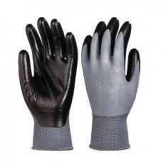 GANTS POLYAMIDE GRIS ENDUITS NITRILE T8 VRAC