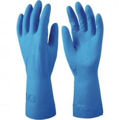 GANTS DE PROTECTION CHIMIQUE BLEU TAILLE 8
