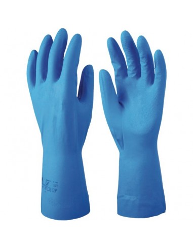 GANTS DE PROTECTION CHIMIQUE BLEU TAILLE 8