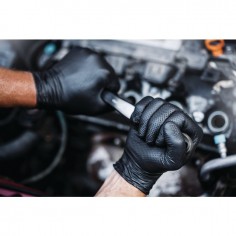 GANTS NITRILE GOGRIP NOIR BOITE 50 8-9 MERCATOR 2