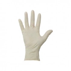 GANTS LATEX POUDRES T9-10 BLANC BOITE DE 100 Santex Powdered