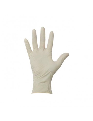 GANTS LATEX POUDRES T9-10 BLANC BOITE DE 100 Santex Powdered