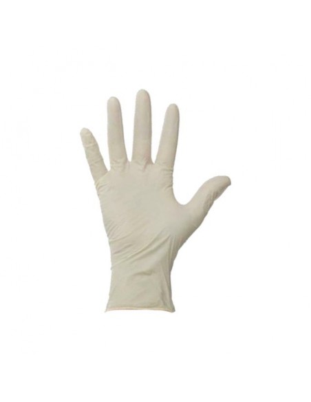 GANTS LATEX POUDRES T9-10 BLANC BOITE DE 100 Santex Powdered