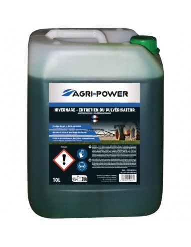 ANTIGEL VEGETAL POUR HIVERNAGE PULVERISATEUR BIDON 10L AGRI-POWER
