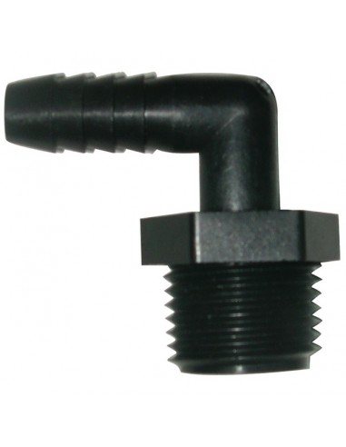 RACCORD COUDE 90° CANNELE Ø 12