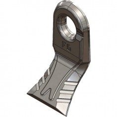 COUTEAU DE DEBROUSSAILEUSE MILLENIUM MONTAGE RAPIDE 45X8X99 MM TROU 17