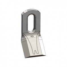 COUTEAU DE DEBROUSSAILEUSE RENFORCE 40X8X97 MM TROU 15X41MM FG000133 FORGES GORCE