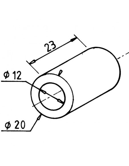 ENTRETOISE POUR FLEAU 20x12x23