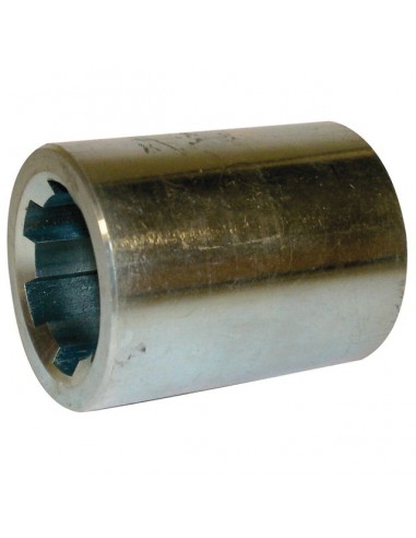 DOUILLE CANNELEE FEMELLE 13/8 6C LG 120 MM