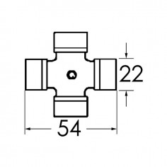 CROISILLON 22X54 GRAISSEUR CENTRAL 2