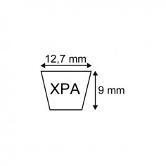 COURROIE TRAPEZOIDALE CRANTEE XPA1800 - 12 2