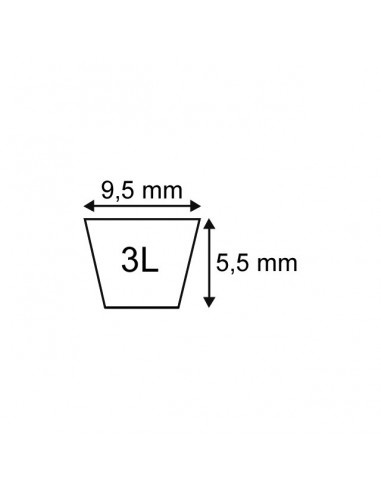 COURROIE PLATINIUM TYPE 3L31 TECHNI-POWER
