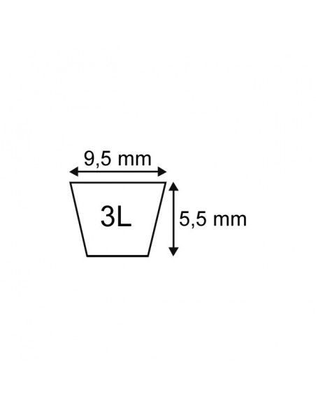 COURROIE PLATINIUM TYPE 3L44 TECHNI-POWER