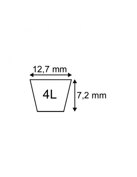 COURROIE PLATINIUM TYPE 4L101 TECHNI-POWER