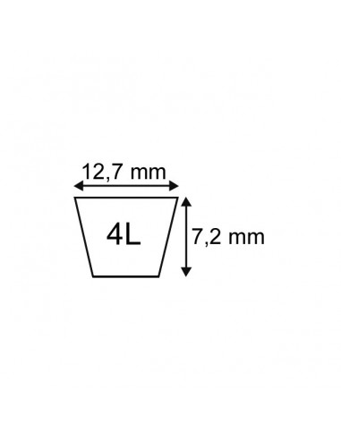 COURROIE PLATINIUM TYPE 4L47 TECHNI-POWER
