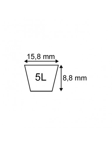 COURROIE PLATINIUM TYPE 5L27 TECHNI-POWER