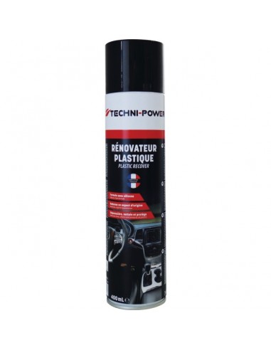 NETTOYANT RENOVATEUR PLASTIQUE AEROSOL 400ML TECHNI-POWER