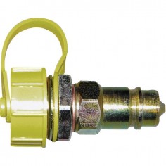 VALVE COTE TRACTEUR V8T + COUPLEUR MALE A POINTEAU