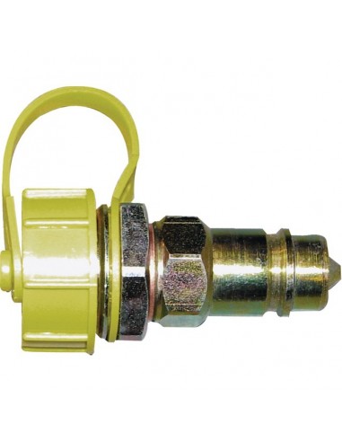 VALVE COTE TRACTEUR V8T + COUPLEUR MALE A POINTEAU