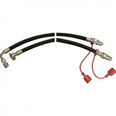 KIT FLEXIBLE POUR BARRE DE POUSSE HYDRAULIQUE AVEC COUPLEUR LG 900 MM