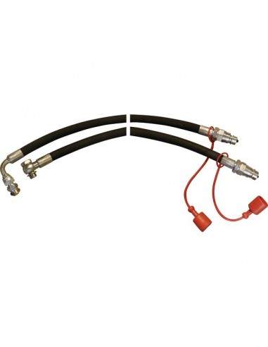 KIT FLEXIBLE POUR BARRE DE POUSSE HYDRAULIQUE AVEC COUPLEUR LG 900 MM