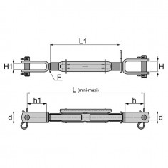CHANDELLE DE BRAS DE RELEVAGE LG 450-600 CHAPE/CHAPE 2