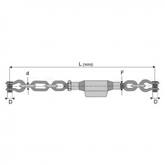 STABILISATEUR A CHAINE 12 MM 20X2 2
