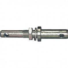 AXE D'ATTELAGE DOUBLE A VISSER 22-28 FILETAGE 23