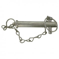 AXE D'ATTELAGE SIMPLE 19X120 AVEC CHAINE