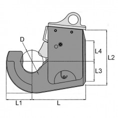 CROCHET DE BRAS A SOUDER CAT 2 REVERSIBLE NM 2
