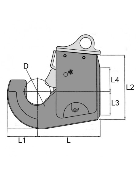 CROCHET DE BRAS A SOUDER CAT 2 REVERSIBLE NM
