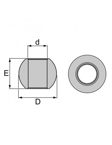 ROTULE INFERIEURE CATEGORIE 2-1 22X56 LG 35MM
