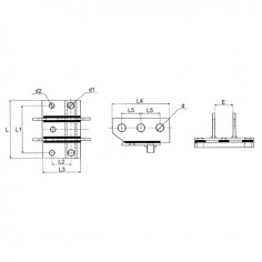 CHAPE DE BARRE DE POUSSEE POUR MICRO TRACTEUR YANMAR 2
