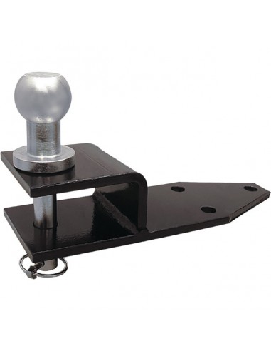 CHAPE D'ATTELAGE MIXTE AVEC ROTULE POUR MICRO TRACTEUR LG295MM