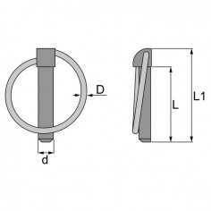 GOUPILLE CLIPS 8X45 MM 2