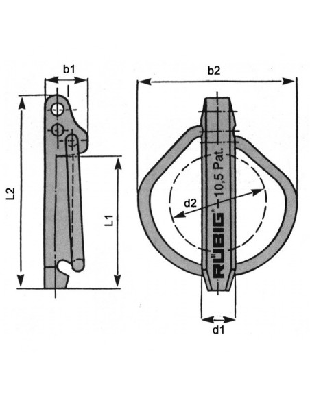 GOUPILLE CLIPS DE SECURITE 5X32 MM