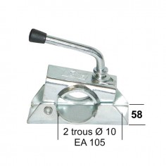 BRIDE POUR BEQUILLE CARAVANE Ø 48 MM 2