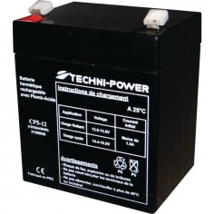 BATTERIE GEL 5 AH TYPE CP5-12  + A GAUCHE
