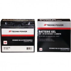 BATTERIE GEL 20 AH TYPE NH1220 + A DROITE