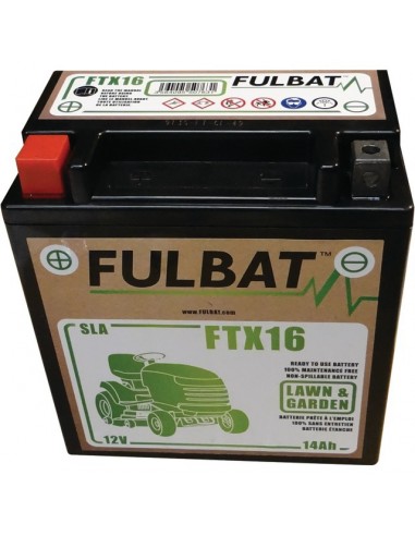 BATTERIE GEL 14 AH TYPE MGS12-16-BS + A GAUCHE