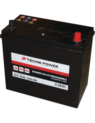 BATTERIE 12V-45AH/330A NS60 + A DROITE TECHNI-POWER