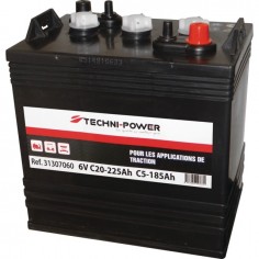 BATTERIE 6V 225AH DECHARGE LENTE TRACTION TECHNI POWER