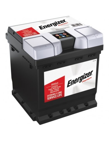 BATTERIE EM42L0 12V 42AH 390A EN + A DROITE ENERGIZER PREMIUM