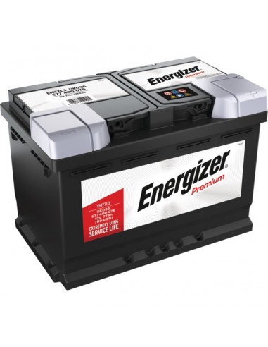 BATTERIE EM77L3 12V 77AH 780A EN + A DROITE ENERGIZER PREMIUM