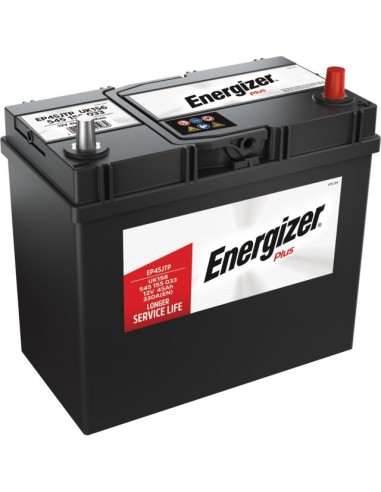 BATTERIE EP45JTP 12V 45AH 330A EN + A DROITE ENERGIZER PLUS